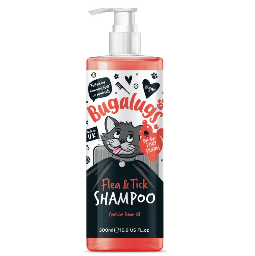 Bugalugs Flea & Tick Cat Shampoo with Neem Oil 250ml