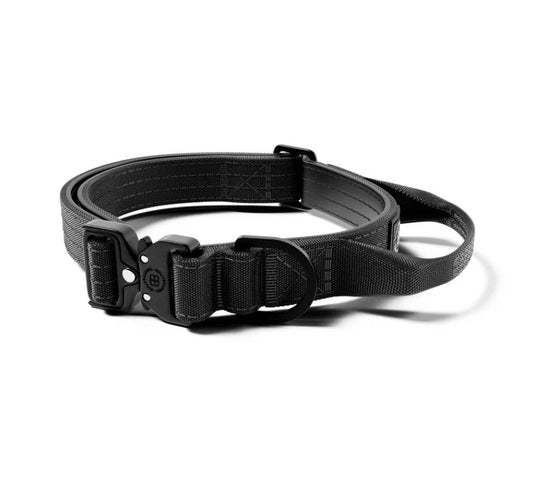 BullyBillows Lighter Combat Collar With Handle Rated Clip Black