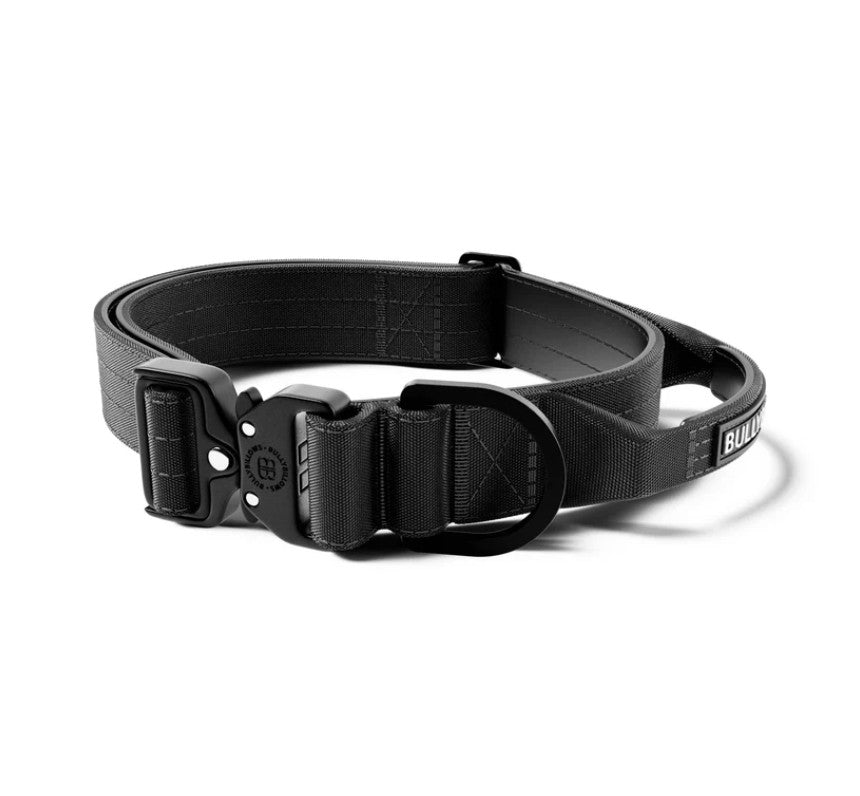 BullyBillows Lighter Combat Collar With Handle Rated Clip Black