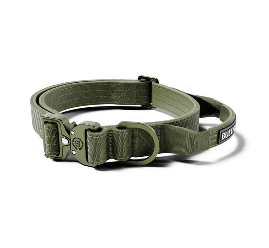 BullyBillows Lighter Combat Collar With Handle Rated Clip Khaki x Khaki
