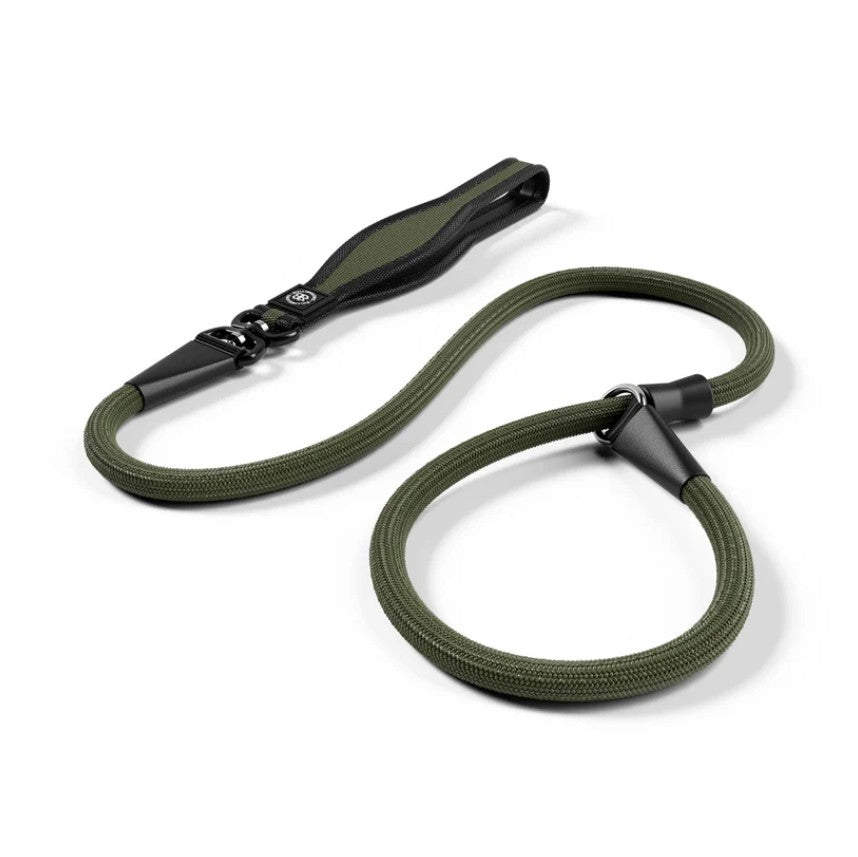 BullyBillows Anti-Pull Training Slip Lead Khaki