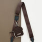 Cocopup London Dog Walking Bag Strap Burford Chocolate Brown