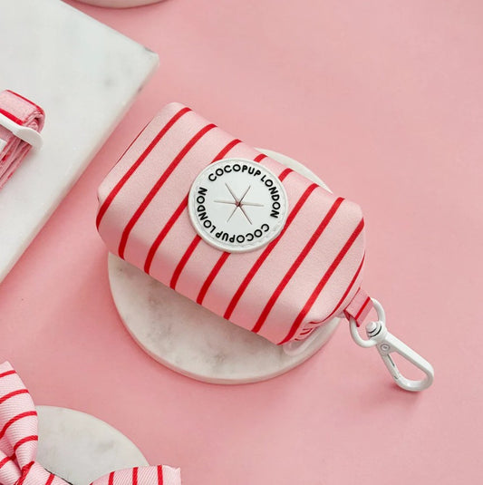 Cocopup London Candy Stripe Poo Bag Holder