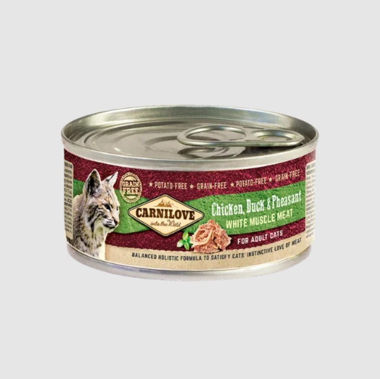 Carnilove Chicken, Duck and Pheasant Can Cat Food 100g