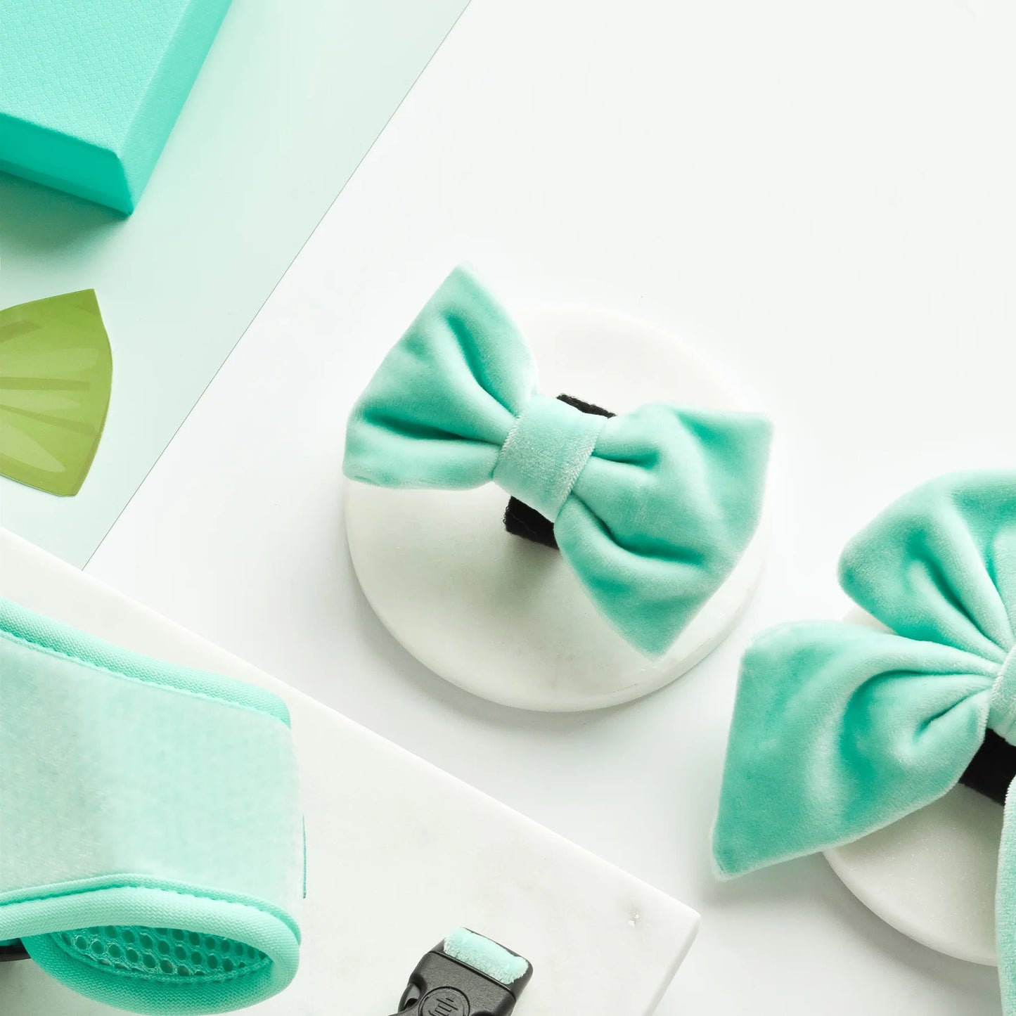 Cocopup London LUXE Royal Turquoise Bow Tie