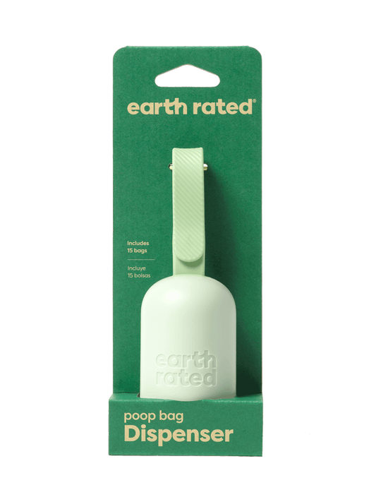 Earth Rated Poop Bag Dispenser +15 Poop Bags
