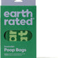 Earth Rated Poop Bag Lavender Tie Handle Bags 120 Pack