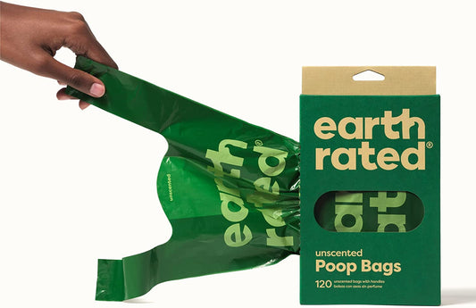 Earth Rated Poop Bag Unscented Tie Handle Bags 120