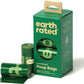 Earth Rated Poop 120 Bags Unscented (8 Rolls of 15 Bags)