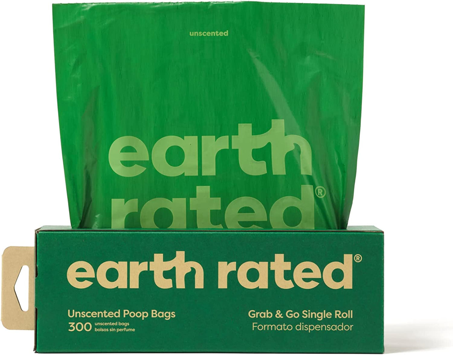 Earth Rated Poop Bags Unscented Bags 300 Bulk Roll