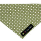 Ditsy Pet Evergreen Bandana Medium