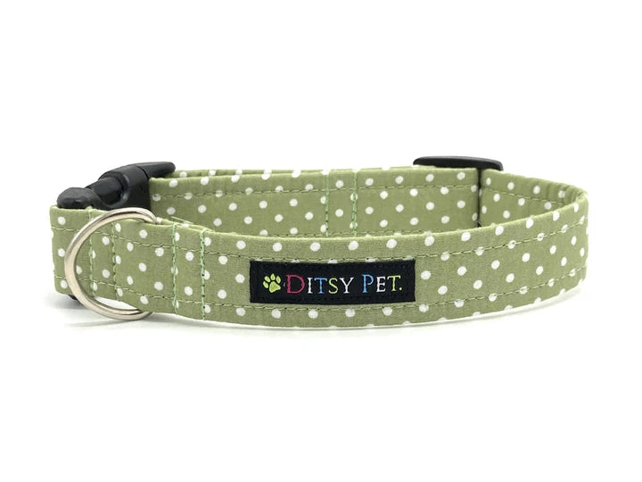 Ditsy Pet Evergreen Dog Collar