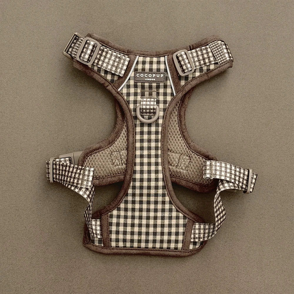 Cocopup London Explore Cotswolds Check Dog Harness