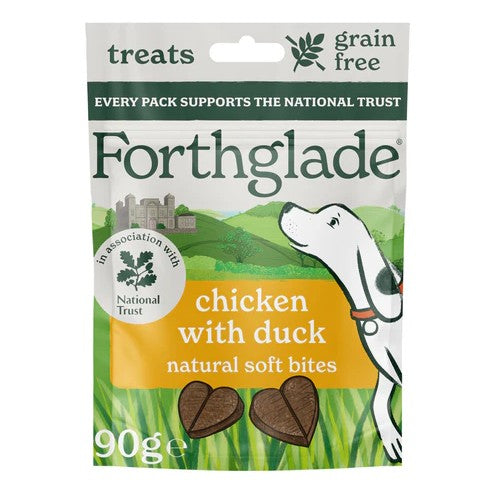 Forthglade Soft Bites Chicken & Duck Dog Treats 90g