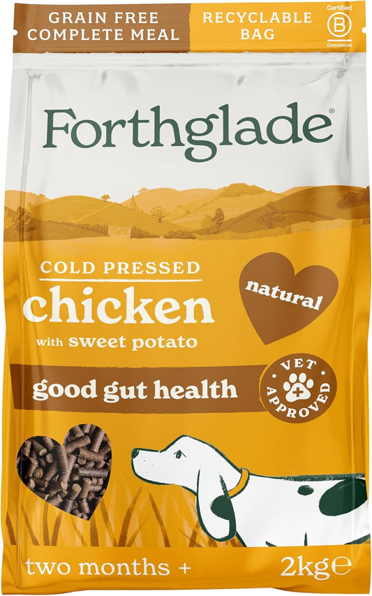 Forthglade Cold Pressed Grain Free Adult Chicken Dry Dog Food