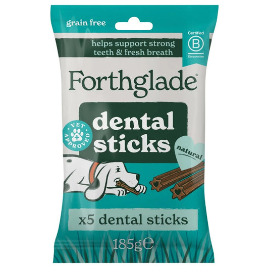 Forthglade Fresh Breath Dog Dental Sticks 185g