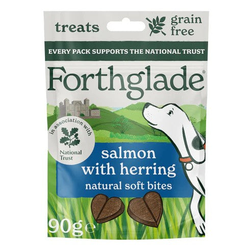 Forthglade Soft Bites Salmon & Herring Dog Treats 90g