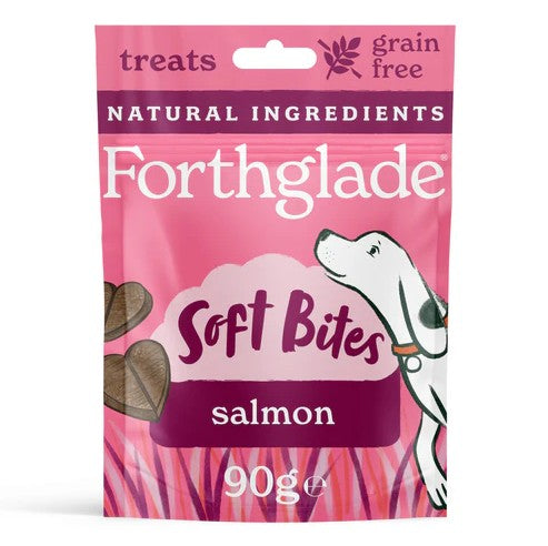 Forthglade Soft Bites Salmon Dog Treats 90g