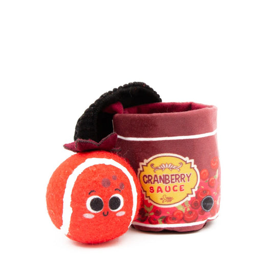 Great&Small Christmas Cranberry Sauce Jar 10cm  with Tennis Ball