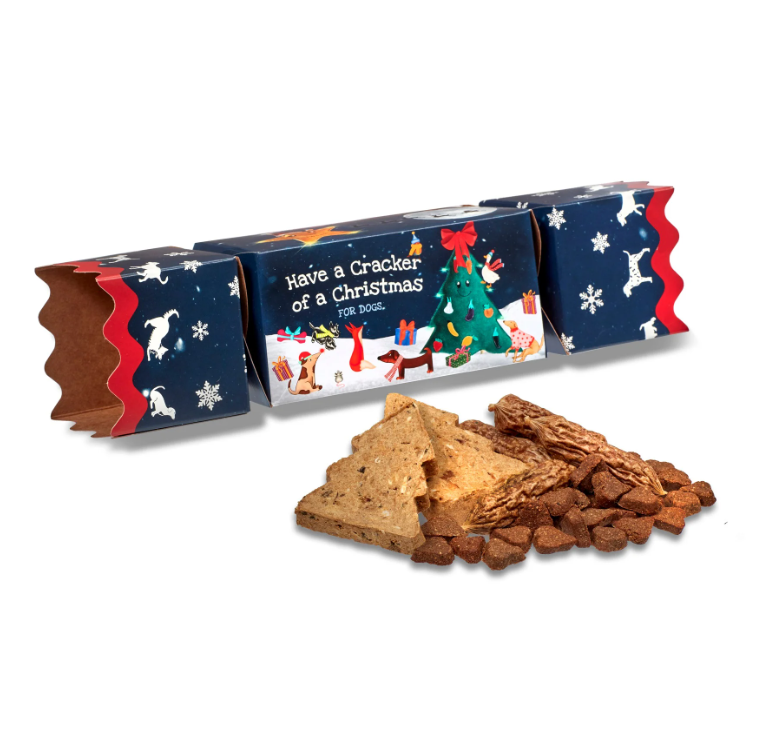 Green & Wild's Christmas Treat Cracker for Dogs 100g