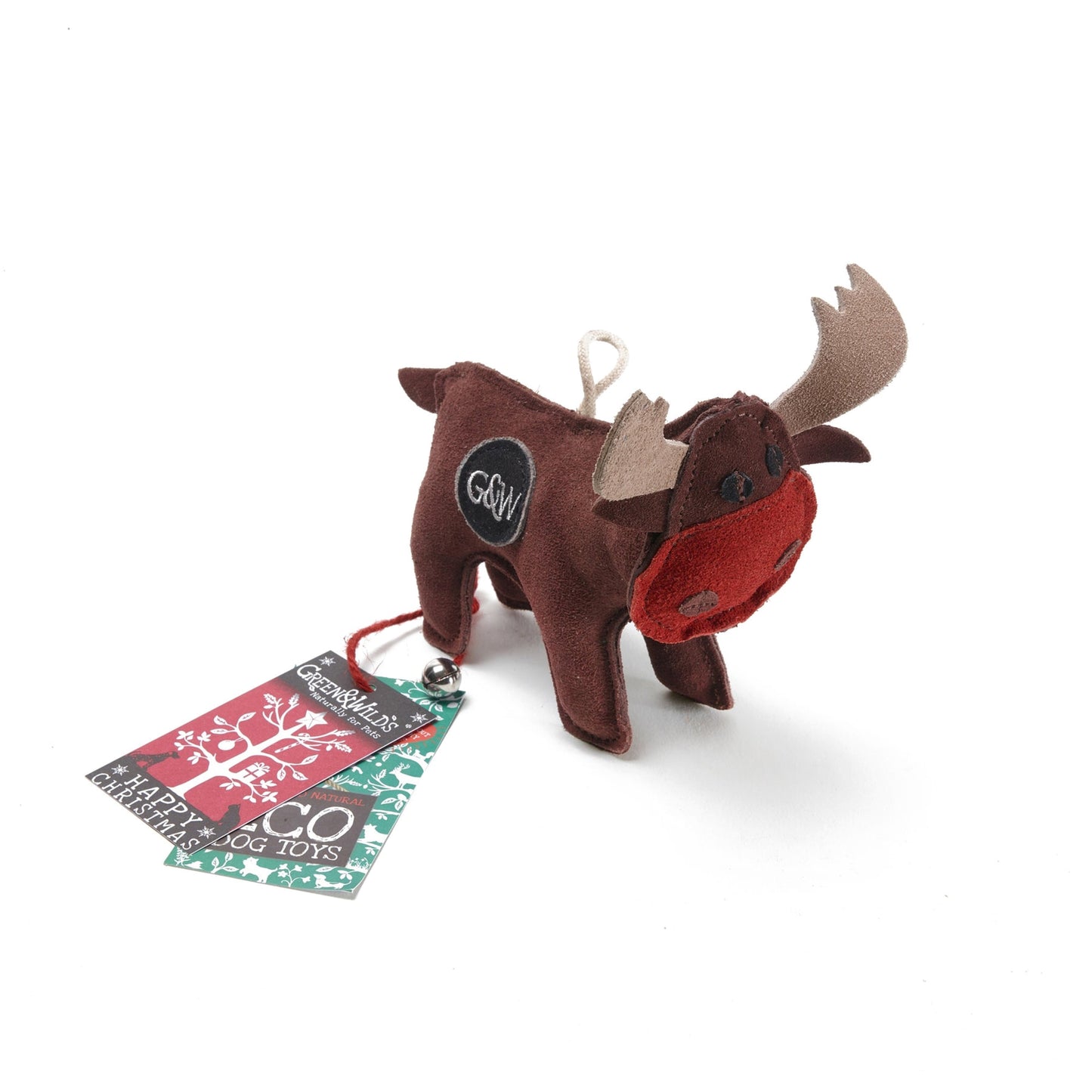 Green & Wild's Christmas Rudy the Reindeer Eco Dog Toy