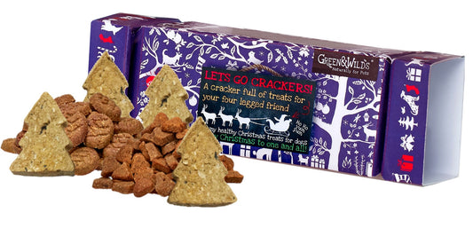 Green & Wild's Christmas Treat Cracker for Dogs 100g