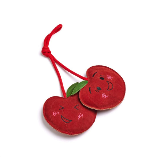 Green & Wild's Cheeky Cherries Eco Dog Toy