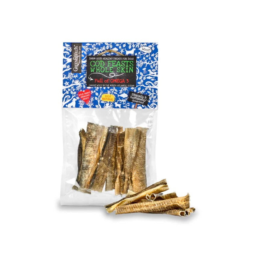 Green & Wild's Cod Feasts Whole Skin 50g