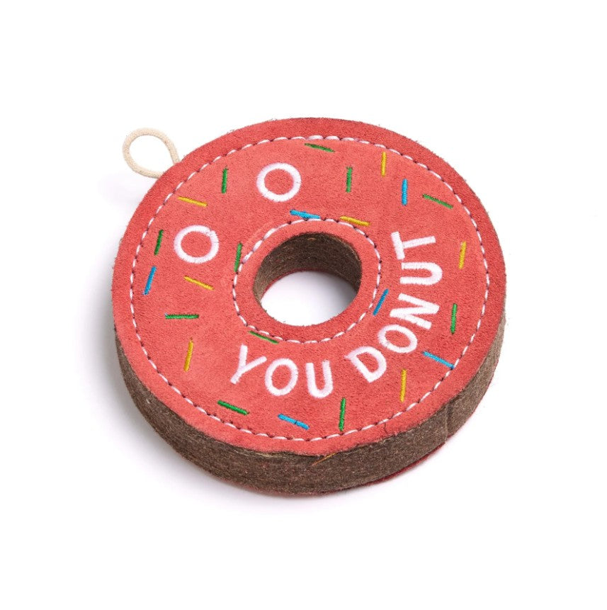 Green & Wild's Dolly the Donut Eco Dog Toy