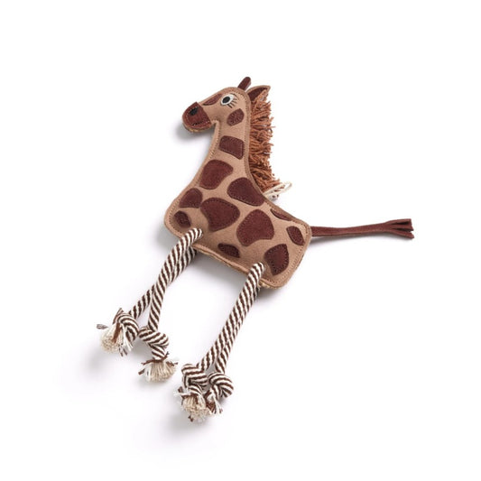 Green & Wild's Gerald the Giraffe Eco Dog Toy