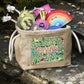 Green & Wild's Jute Dog Toy Storage Bag