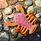 Green & Wild's Larry the Lobster Eco Dog Toy