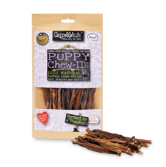 Green & Wild's Puppy Chew-its Treats 80g