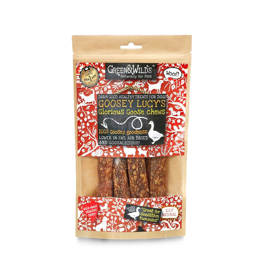 Green & Wild's Goosey Lucy's Goose Chews 100g