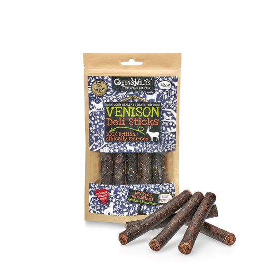 Green & Wild's Venison Sticks 75g