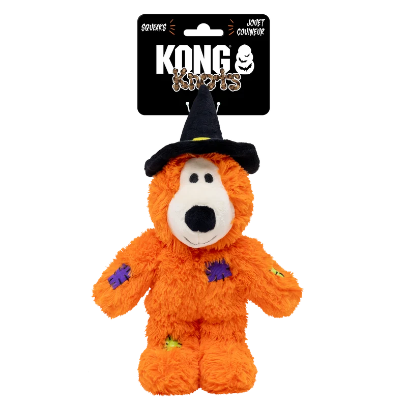 KONG Halloween 2026 Wild Knots Witch Bear Orange Small/Medium