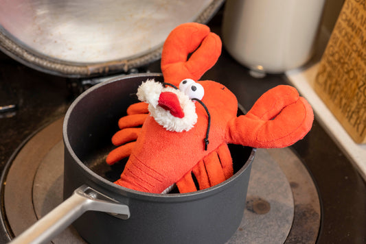 House of Paws Christmas Lobster Plush Dog Toy