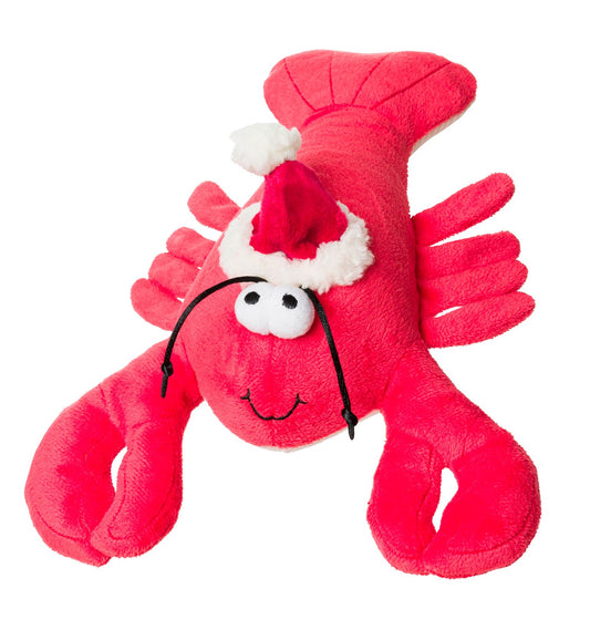 House of Paws Christmas Lobster Plush Dog Toy
