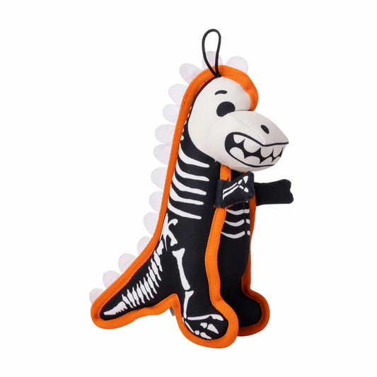 House of Paws Halloween Skeleton Tough TRex Dog Toy