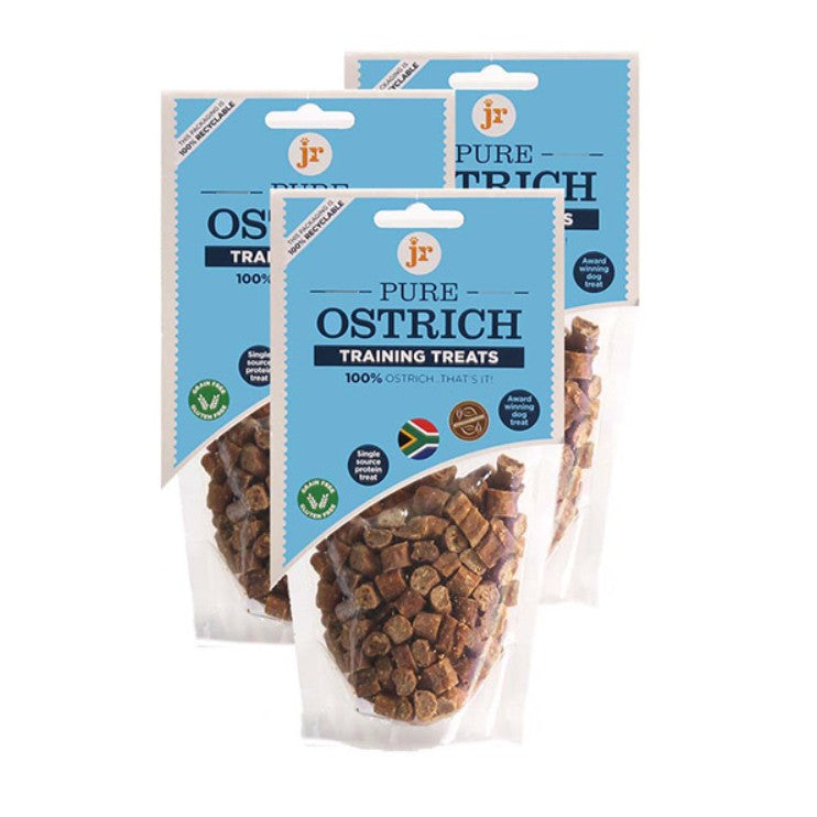 JR Pure Ostrich Training Treats for Dogs 85g