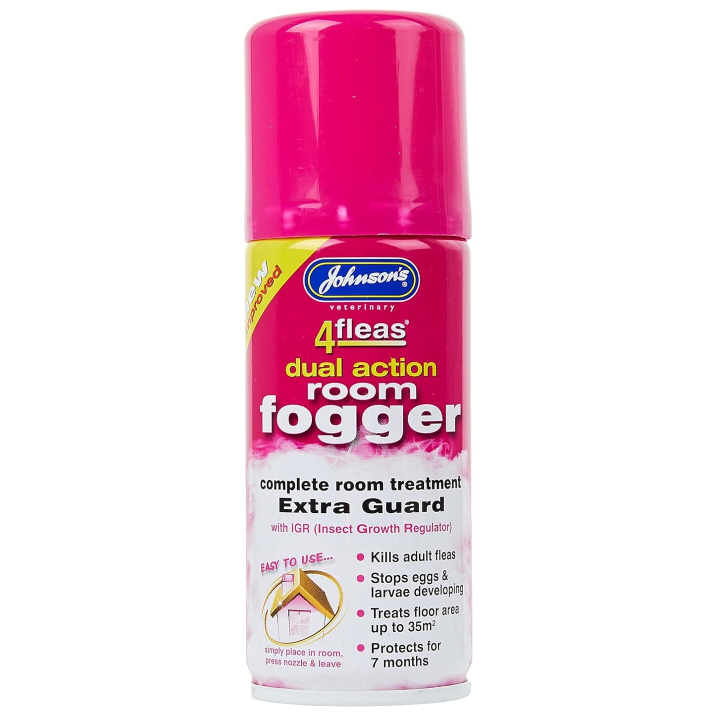 Johnson's 4-Fleas Extra Guard Fogger 100ml Twin Pack