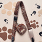 Cocopup London Dog Walking Bag Strap Quilted Leopard