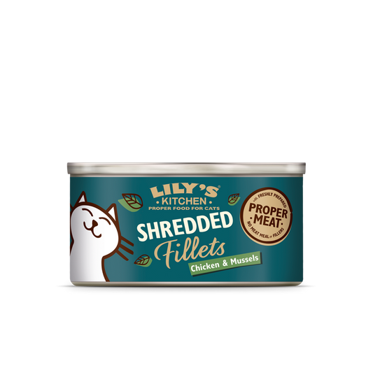 Lily's Kitchen Shredded Fillets Chicken & Mussels for Cats 70g