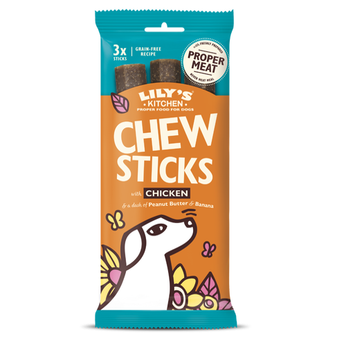 Lilys Kitchen Dog Chew Sticks Chicken 120g