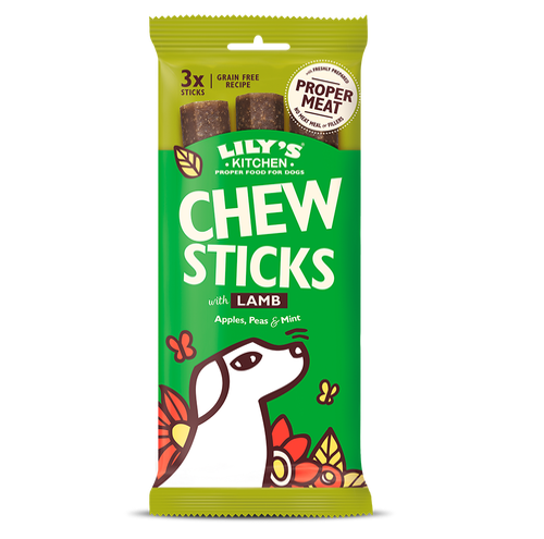 Lilys Kitchen Dog Chew Sticks Lamb 120g