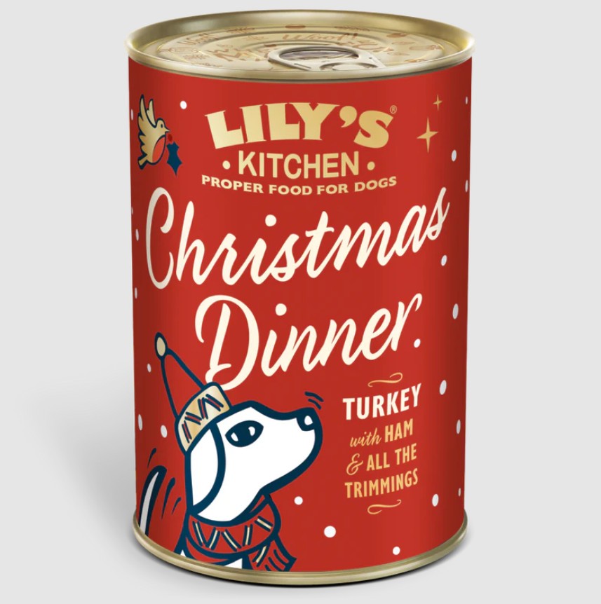 Lily's Kitchen Christmas Dinner Turkey & Ham Wet Dog Food 400g