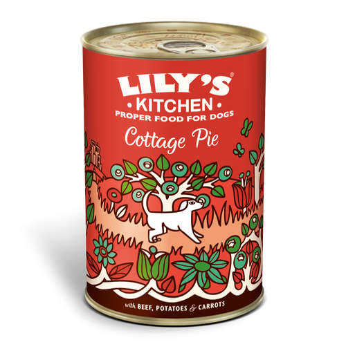 Lilys Kitchen Cottage Pie Wet Dog Food 400g
