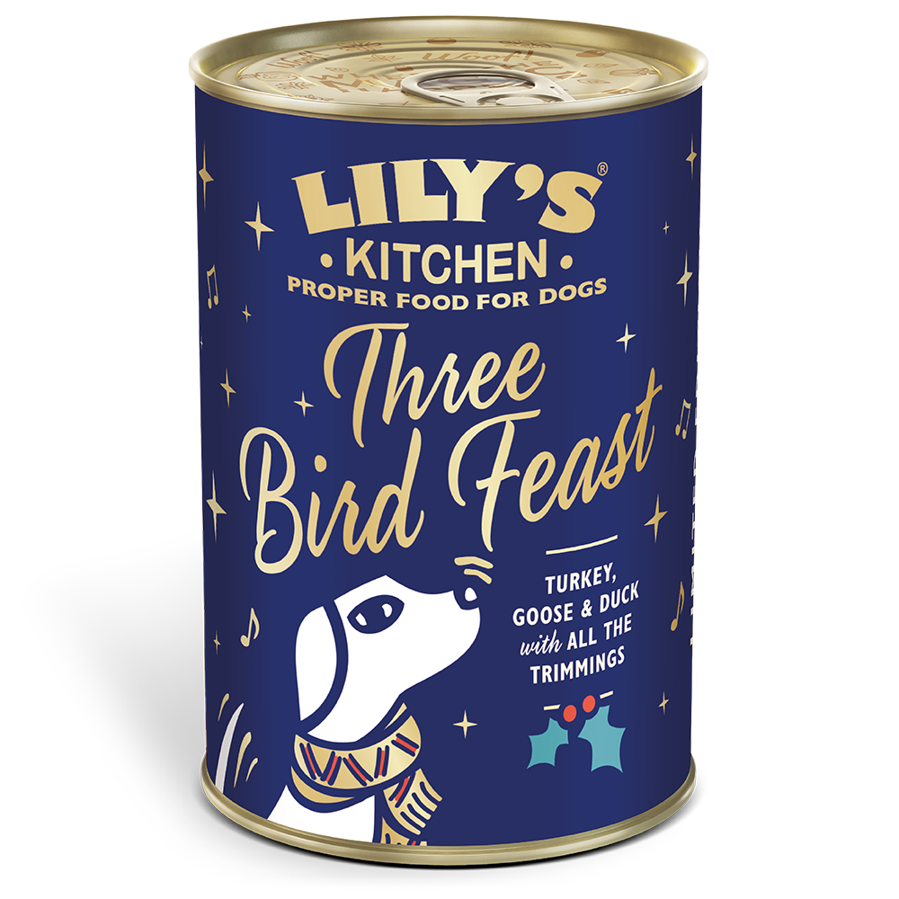 Lilys Kitchen Dog Christmas Three Bird Feast 400g