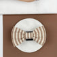 Cocopup London Linen Stripes Dog Bow Tie