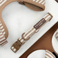 Cocopup London Linen Stripes Dog Collar